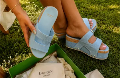 New Original Kate Spade Wedges FW 2026