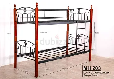 Brand new Wooden Steel Bunker bed Heavy duty Available