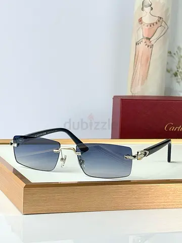 Cartier-style Rimless Gradient Men's Sunglasses
