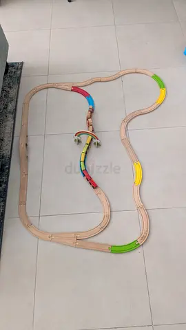 Wooden train set - 48 pieces