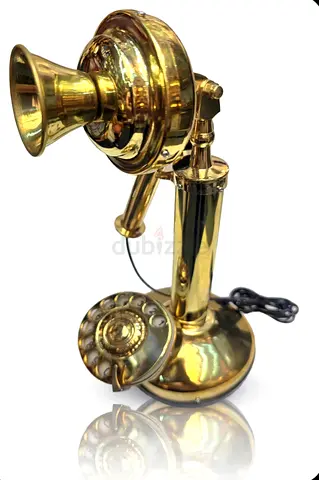 Beautiful brand new antique style working brass telephone for sale