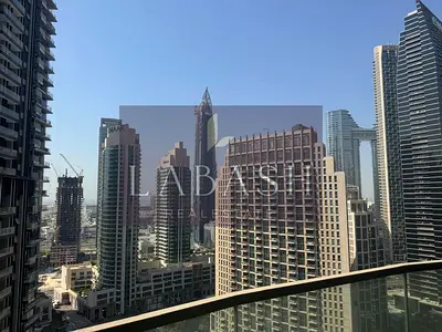 Partial Burj Khalifa View | 2BR Apartment | Grande Opera District | Unfurnished Corner Layout