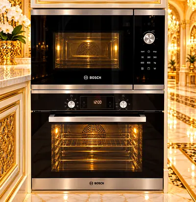 Bosch Latest Model 60cm Built-In Electric Oven & Microwave Set – German Technology