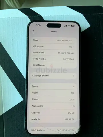 Apple IPhone 15 pro Max
