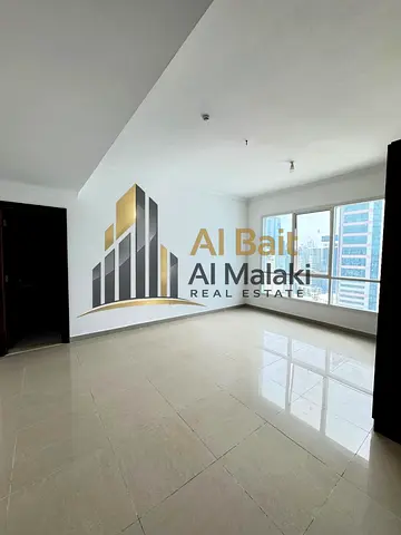 -Bedroom Apartment with Living Room for Annual Rent in Al Majaz 2, 1 Master Bedroom, 3 Bathrooms, Central AC, 1 Parking Space, 4 or 6 Payments, AED 58,000