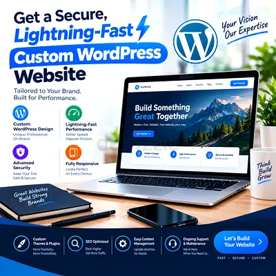 Get a Secure, Lightning-Fast Custom WordPress Website