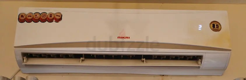 Used NIKAI Split AC, 2.5 Ton (piston), excellent working condition - Available on 7th October