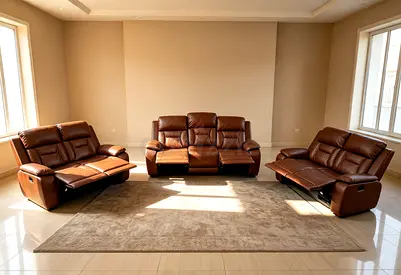 Sofa Recliner Genuine Leather 7 Seater