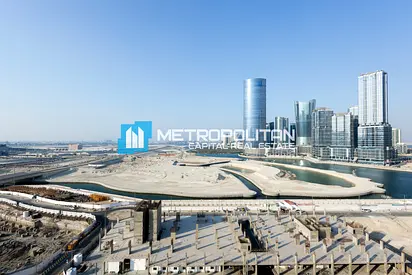 Partial Canal View | High Floor | Modern 1BR