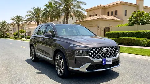 AED 1,368/m | 0 DP | Manufacturer Warranty | Service History | 30 Day Return | HYUNDAI SANTA FE 2023