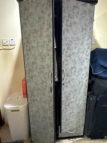 Two-door wardrobe / cabinet in good used condition