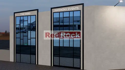 Now Leasing: Modern Warehouse with Glass Facade