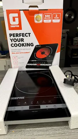 Geepas Induction Cooktop - Single Burner, Black (Like New)