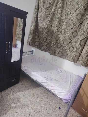 Bedspace available@AED 675 for an executive Indian bachelor in Mussafah Shabiya 12 near Model School
