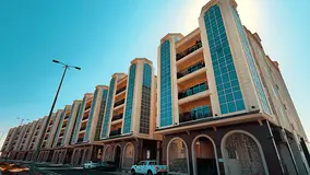 Luxury 1bhk 2washroom with balcony cover parking talal city Sharjah