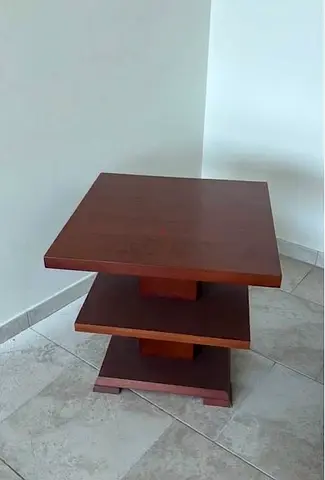 Modern Wooden Tiered Side Table