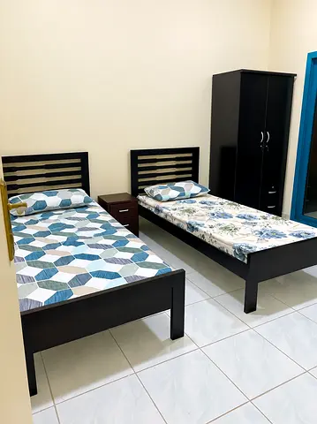 Two Single Beds with Mattress
