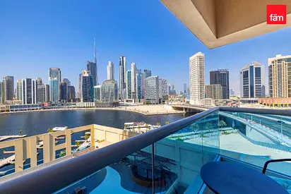 Fully Furnished | Canal View | Vacant | High floor
