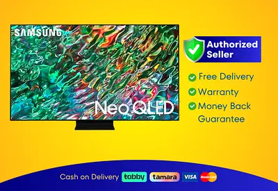 Samsung 50 inch TV Smart Neo QLED - 4K, 50QN90B