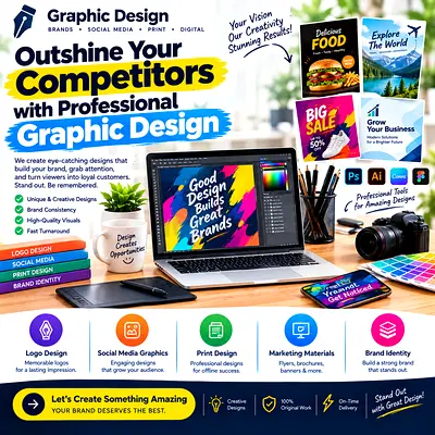 Outshine Your Competitors with Professional Graphic Design