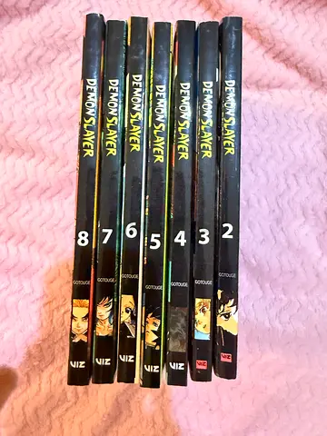 Demon Slayer manga volumes 2-8 (English)