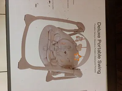 Deluxe portable swing for baby