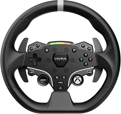MOZA ESX Steering Wheel for Xbox and PC Offers Seamless Versatility Universal 11-Inch Alloy Material