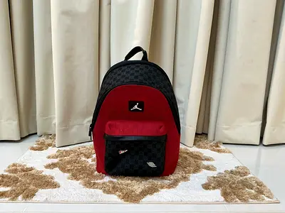 Jordan Brand Backpack Red and Black Monogram