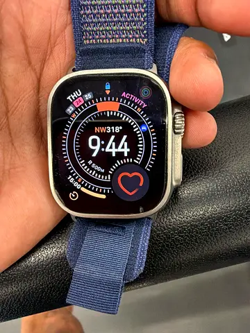 Apple Watch Series (worn) with woven sport loop - good condition