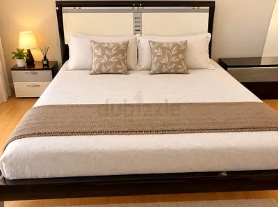 Bed set side tables and dressing table