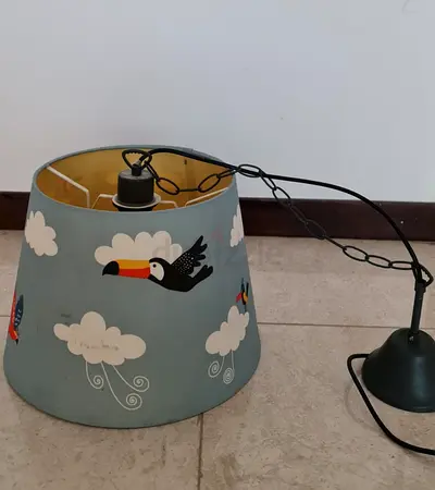 Children's Decorative Hanging Pendant Light with Bird Design