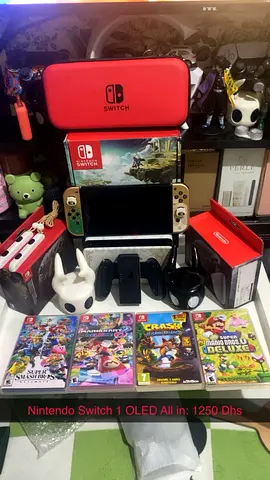 Nintendo Switch OLED + Games & Accessories - Complete Bundle