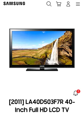 Samsung 40" HD TV [Throw away price]