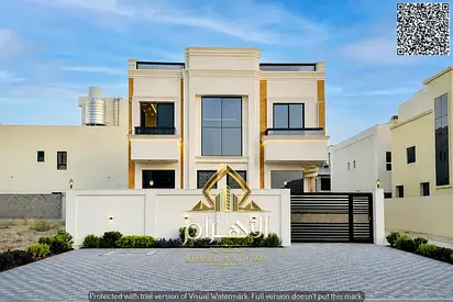 بمقدم اقل من 10% | تملك فيلا فاخرة زاوية سكة بالعامرة عجمان | 6 غرف ماستر G+2 | جاهزة للسكن