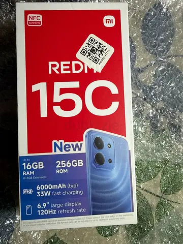Brand new Redmi 15C 16GB RAM 256GB ROM - Sealed box
