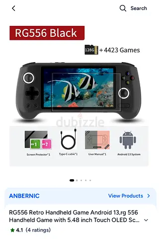 Anbernic RG556 Retro Handheld (5.48" OLED) - Unused, Bought Recently