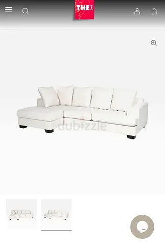 THE ONE Kingston 2-seater sofa with left chaise
