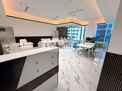 Furnished Office | Burj Khalifa view | Close to Metro