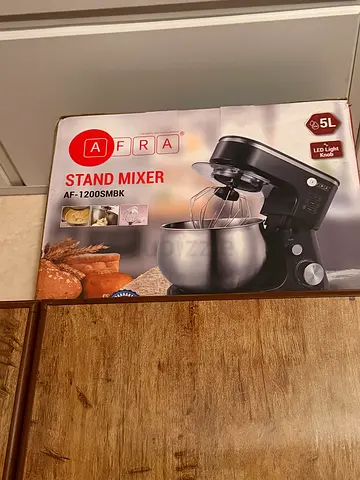 Brand New AFRA Stand Mixer – 5L / 1200W