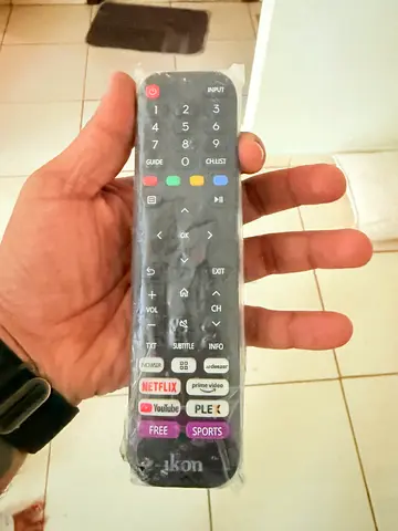 Used 43 Inch smart TV with Remote Control , and wall bracket for sale