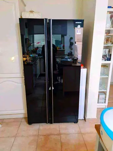 Hitachi brand side by side fridge freezer