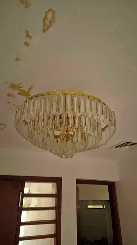Crystal chandelier ceiling light