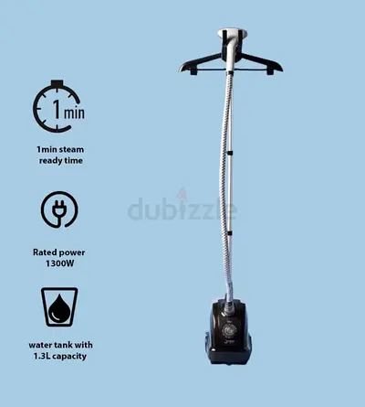 1300W Vertical Garment Steamer with 1.3L Tank