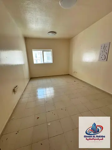 Beachside luxury in Al Qulaiaa near Al Heera! Spacious 1BR with central AC & gas. Free internet, maintenance & parking. Steps from the Corniche.
