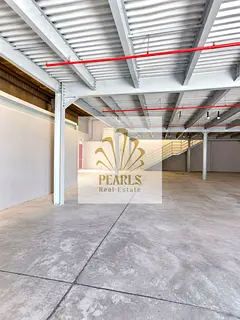 11,550 Sq Ft Warehouse with 3,920 Sq Ft Mezzanine | 2 Main Road Entrances | 25KW 3-Phase | Al Jurf 2