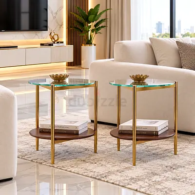Mid-Century Art Display Side Table (20")