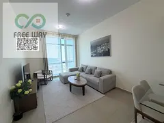 Luxurious one-bedroom apartment with a living room for monthly rent on Ajman Corniche | Sea view | V