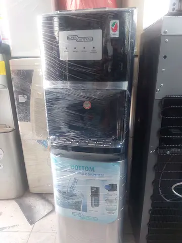 Standing Water Dispenser / Cooler - Black, unused wrapped unit