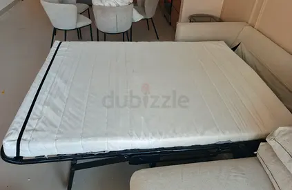 Ikea vimle beige color lshape sofabed with storage