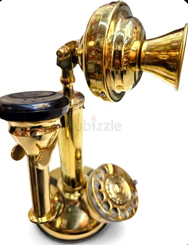 Beautiful brand new antique style working brass telephone for sale